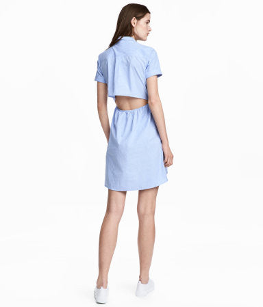 Short-sleeved Cotton Dress