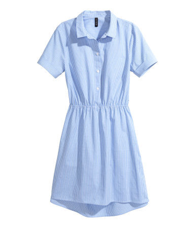 Short-sleeved Cotton Dress
